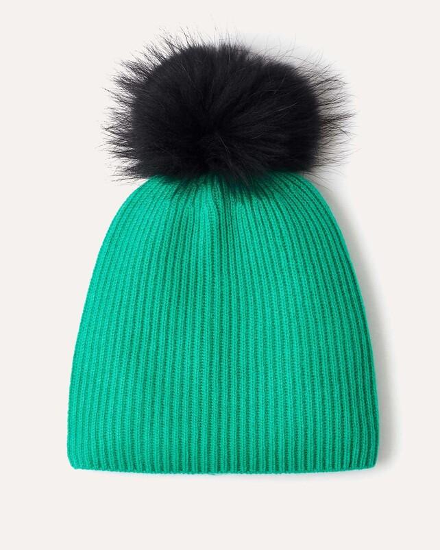 kujten Bonnet maya Bonnet cachemire pompon mixte