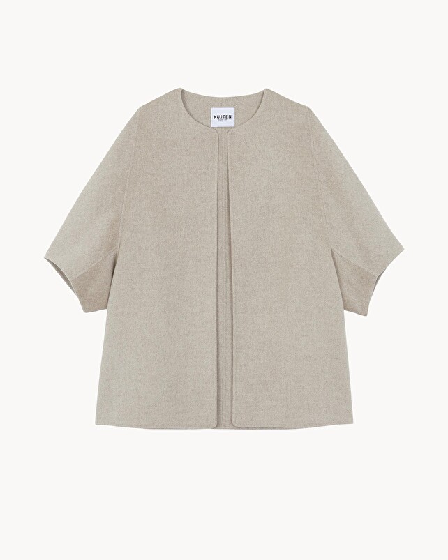 kujten Cape asi Cape en cachemire courte kimono