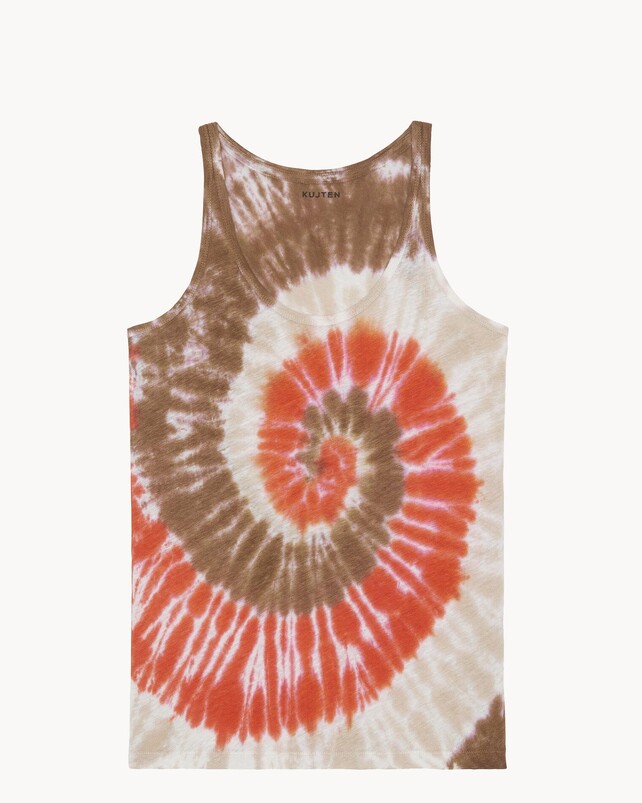 kujten Débardeur soft sunny Débardeur lin tie & dye