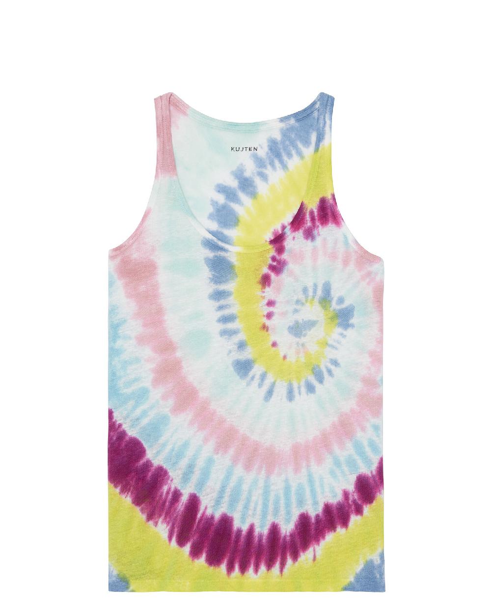 Kujten Debardeur Soft Sunny Débardeur Lin Tie & Dye