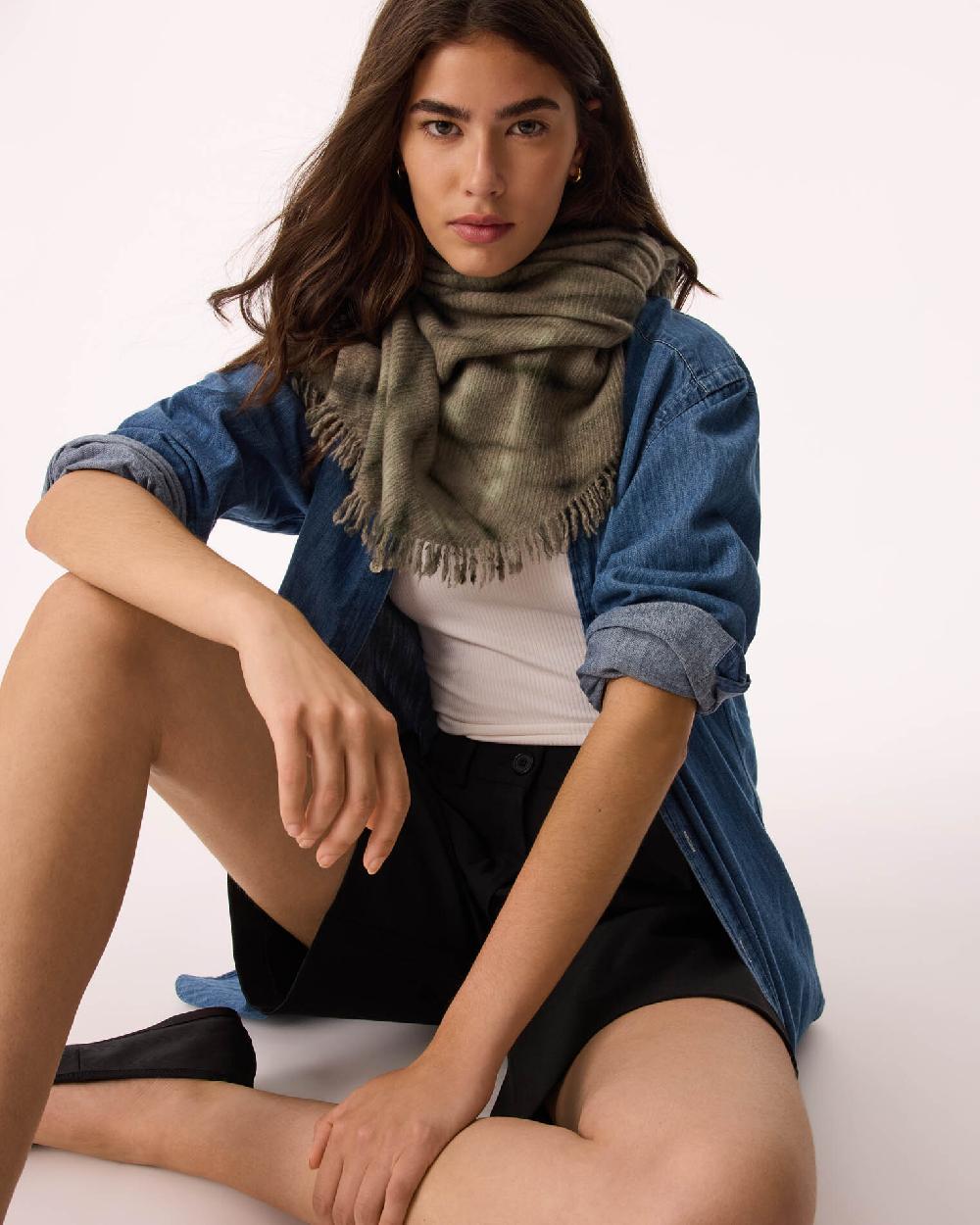 Kujten Écharpe Kiko Écharpe Cachemire 2 Fils