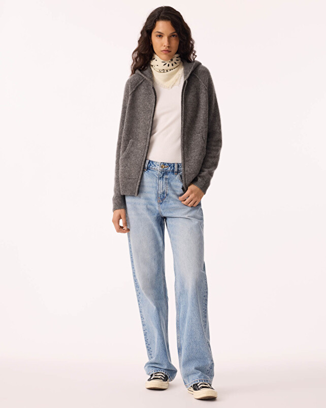 kujten Gilet nim Gilet Cachemire Femme 2 fils