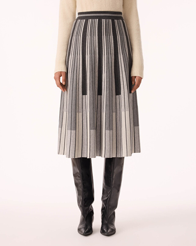 Kujten Jupe Aikido Jupe Longue Soie Cachemire