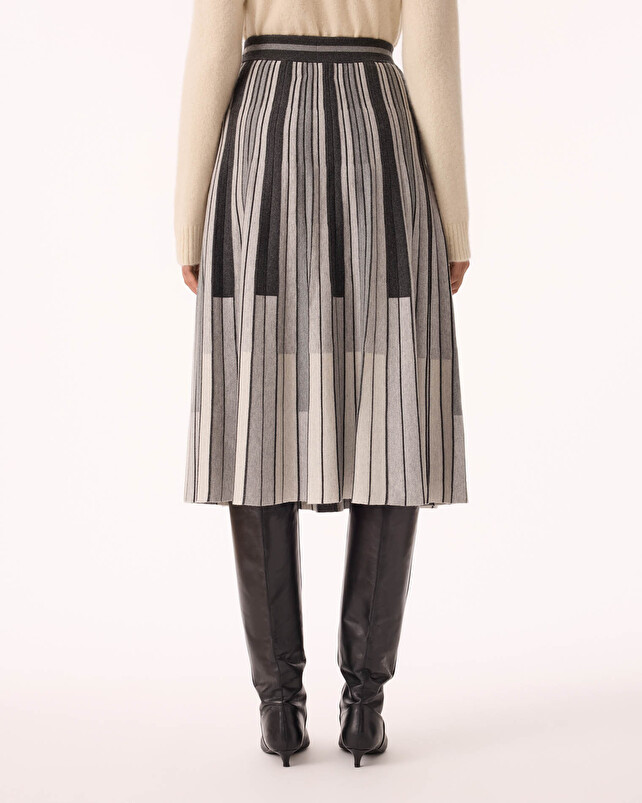 Kujten Jupe Aikido Jupe Longue Soie Cachemire