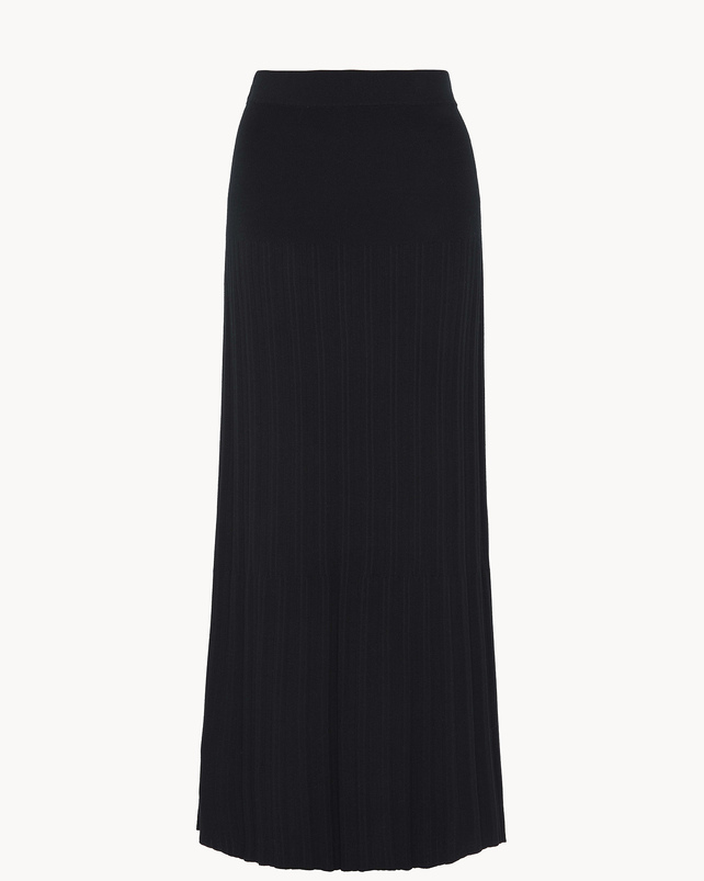 kujten Jupe dinga Jupe Longue Rayé Soie Cachemire