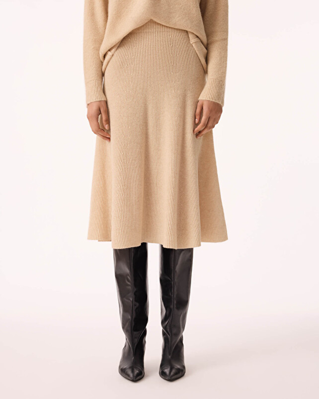 Kujten Jupe Kimchio Jupe Cachemire Évasée 2 Fils