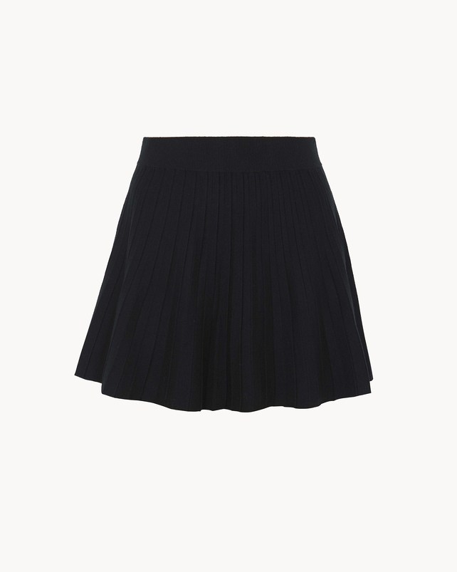 kujten Jupe mini aikida Jupe Soie Cachemire