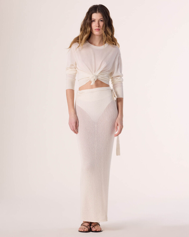 kujten Jupe nene Jupe Coton Cachemire