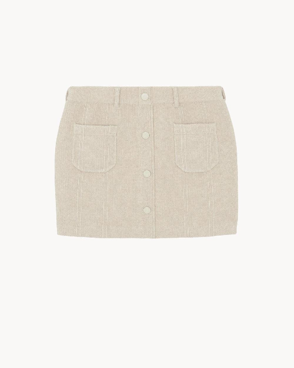 Kujten Jupe Sindakota Jupe Courte Cachemire 2 Fils