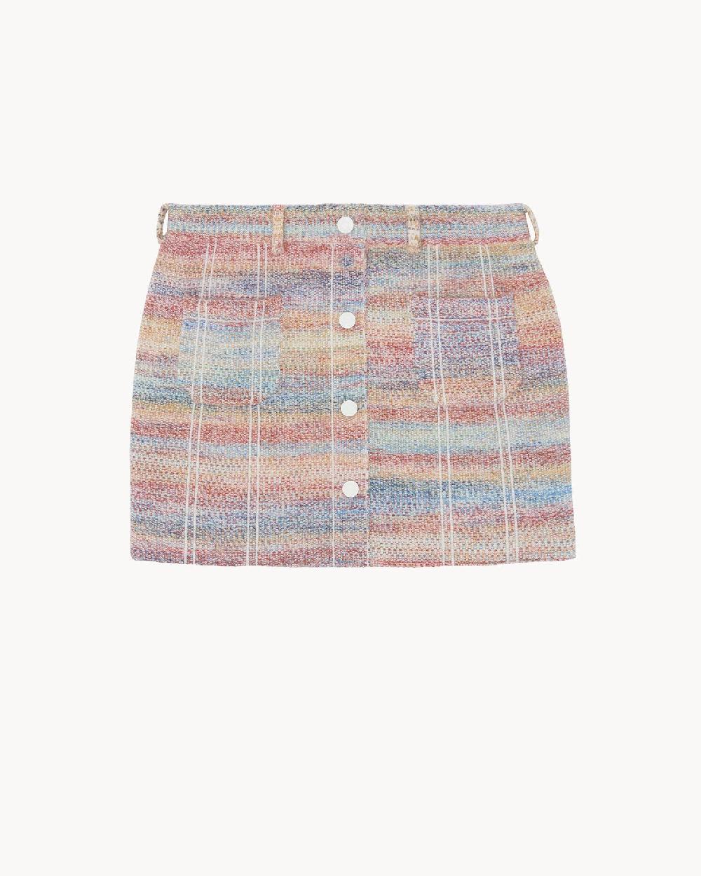 Kujten Jupe Sindakota Jupe Courte Cachemire 2 Fils