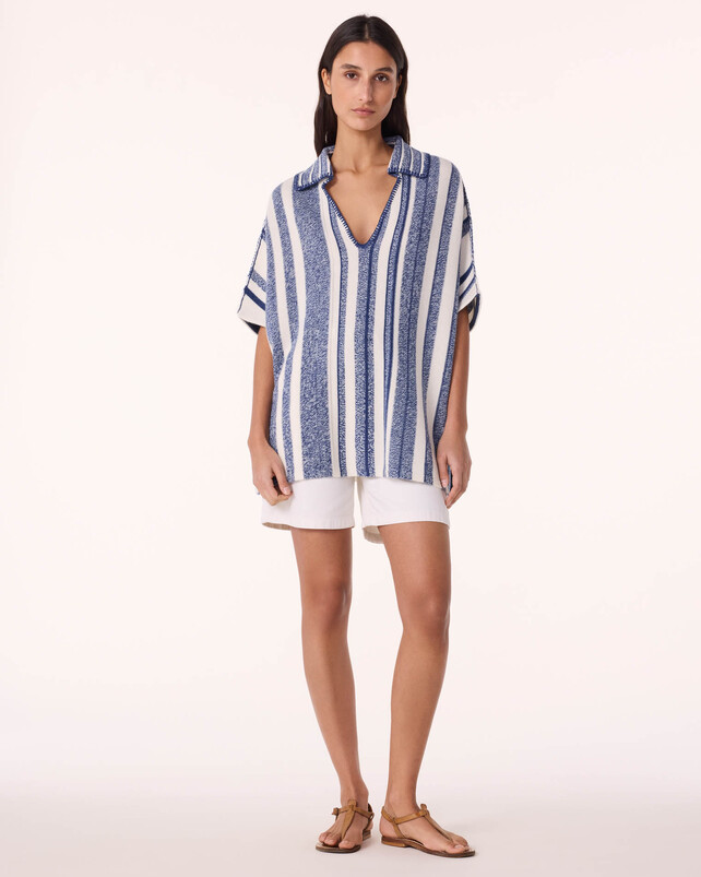 kujten Poncho busara Poncho Cachemire Rayé 2 fils kujten Poncho busara Poncho Cachemire Rayé 2 fils