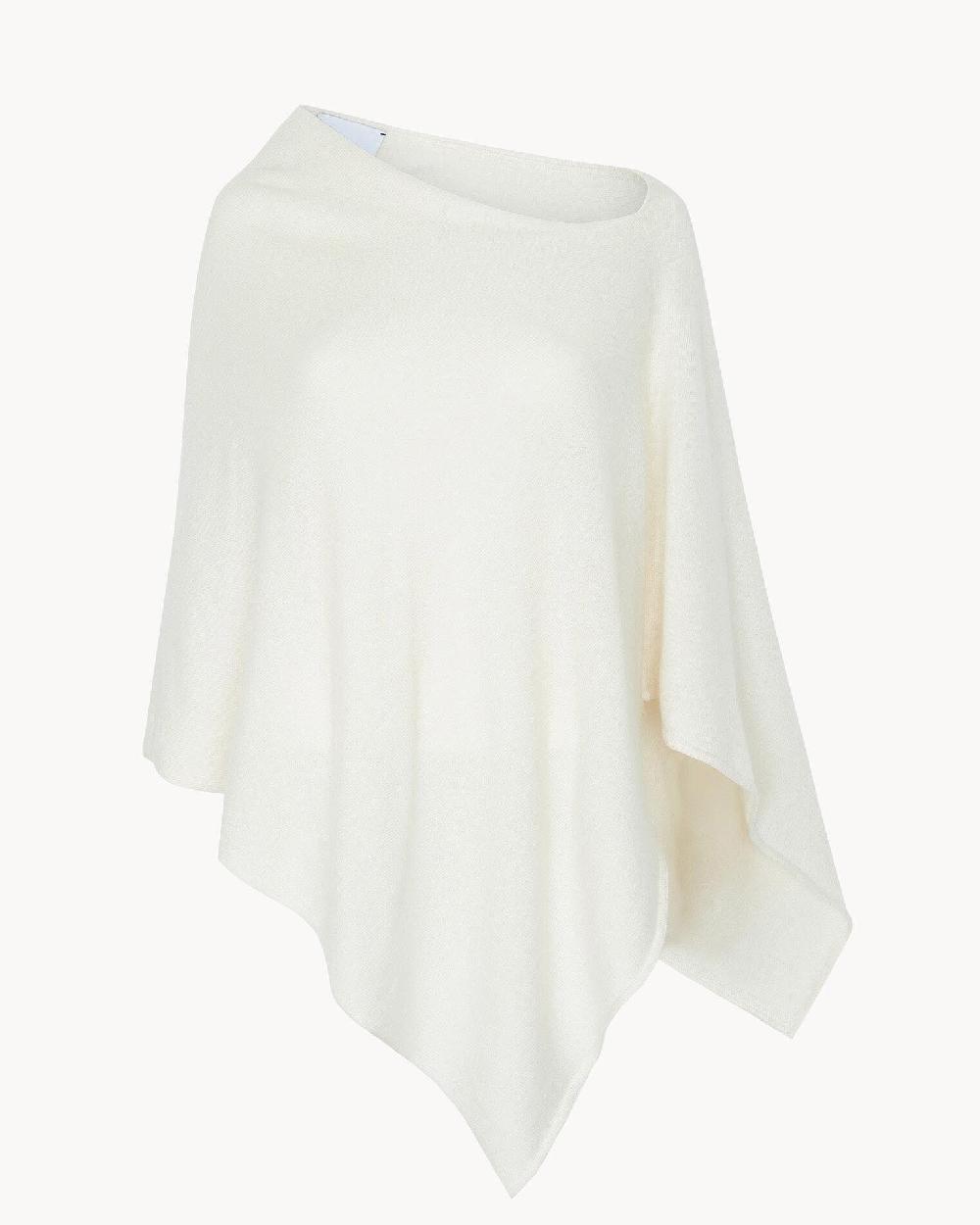 Kujten Poncho Dalia Poncho Court Cachemire 2 Fils