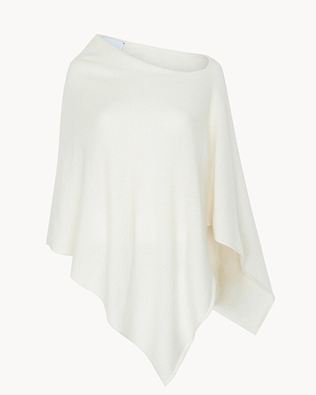 kujten Poncho dalia Poncho Court Cachemire 2 fils