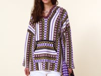 Kujten Poncho Nyo Poncho Oversize Cachemire 4 Fils