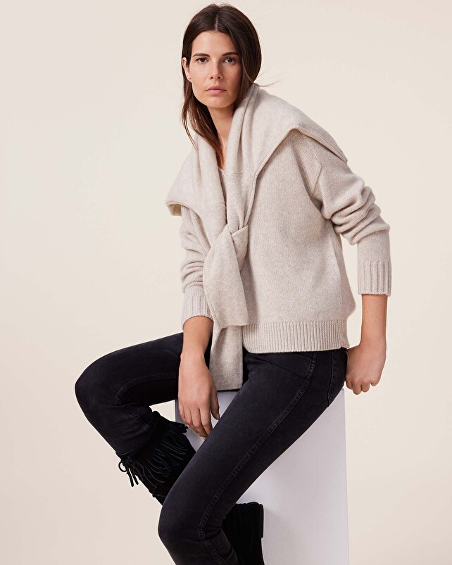 kujten Pull alana Pull Cachemire Col V 6 fils