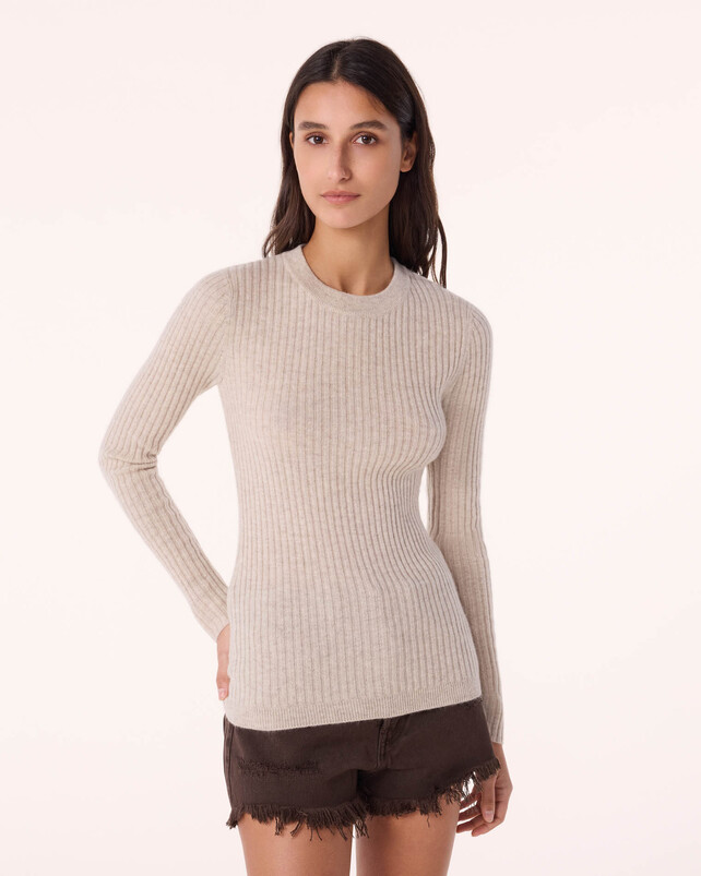 Kujten Pull Bibi Pull Cachemire Col Rond 2 Fils