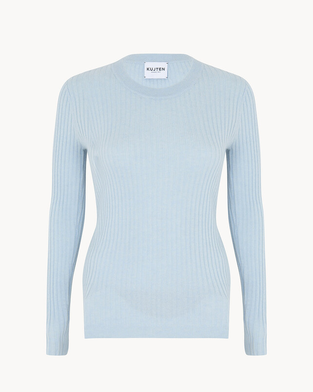 kujten Pull bibi Pull Cachemire Col Rond 2 fils
