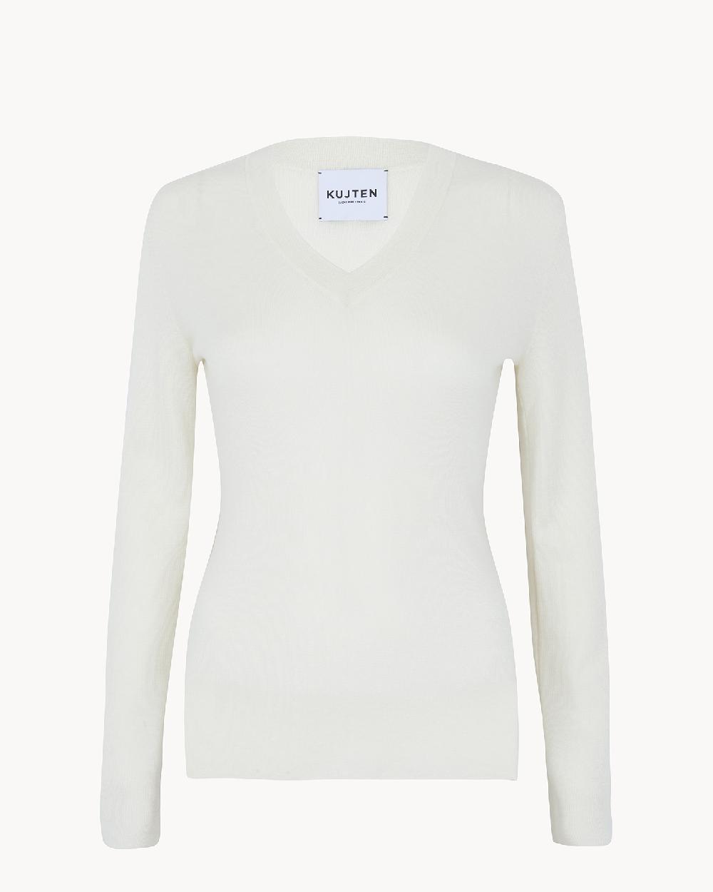 Kujten Pull Bibivee Pull Cachemire Femme Col V