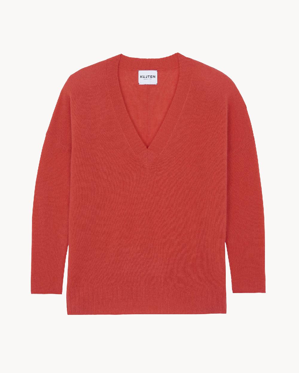Kujten Pull Elena Pull Cachemire Col V Oversize