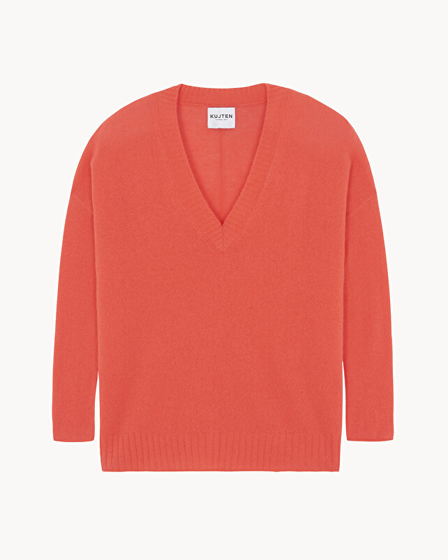 kujten Pull elena Pull Cachemire Col V Oversize