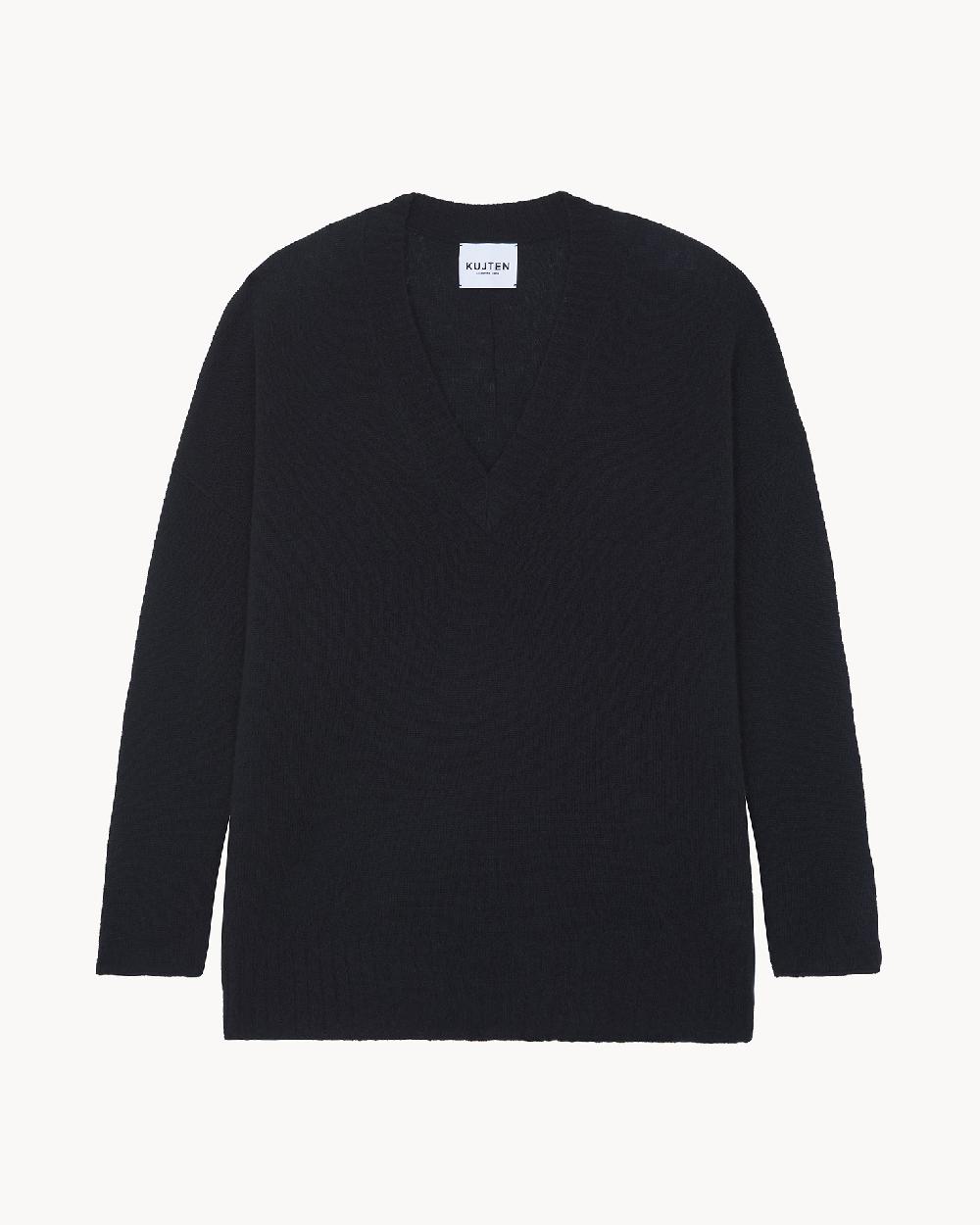 Kujten Pull Elena Pull Cachemire Col V Oversize