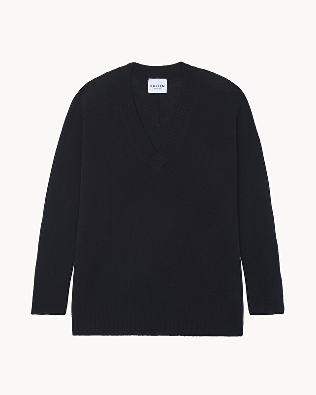 kujten Pull elena Pull Cachemire Col V Oversize