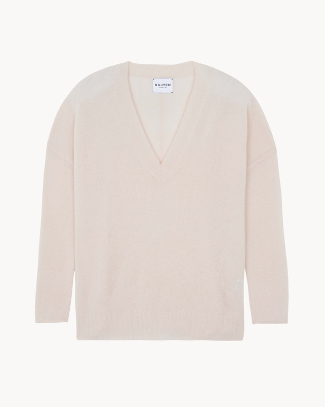 kujten Pull elena Pull Cachemire Col V Oversize