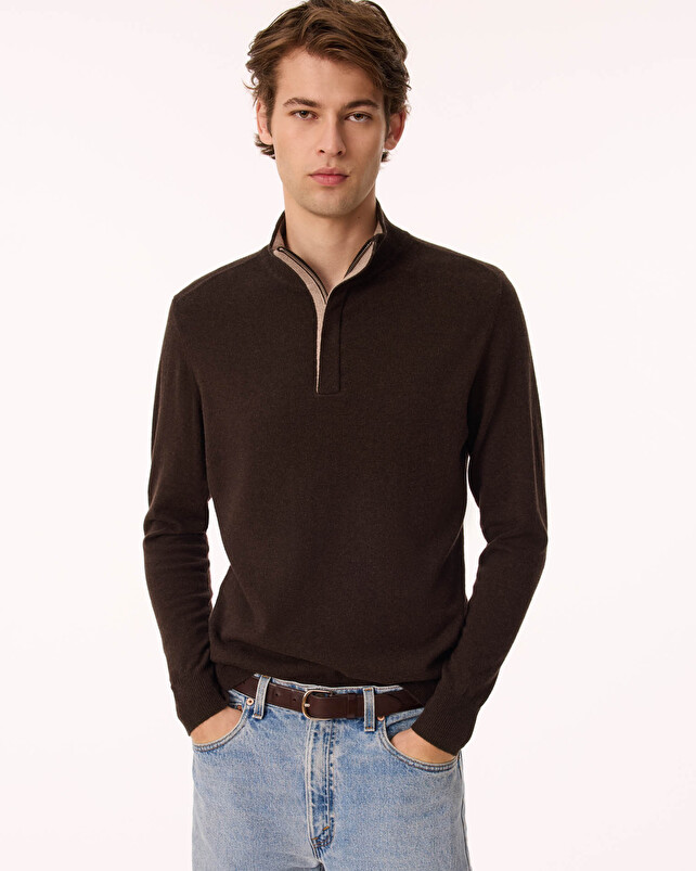 kujten Pull finn Pull Camionneur Cachemire 2 fils