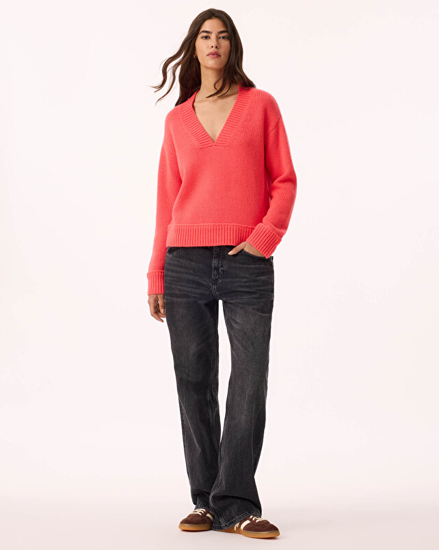 kujten Pull lara Pull Cachemire Femme Col U 4 fils