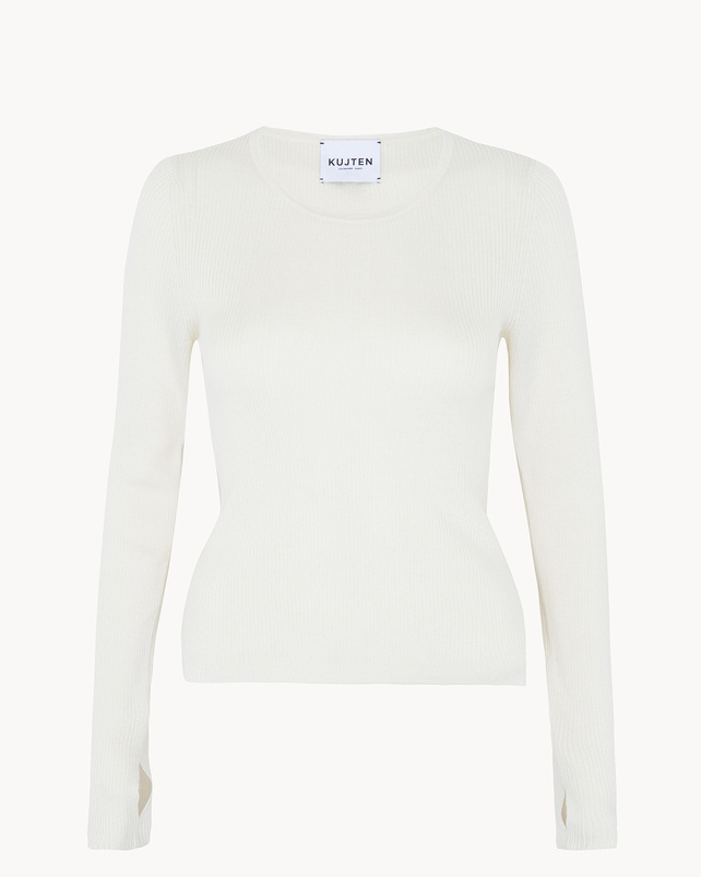 kujten Pull maori Pull Col Rond Soie et Cachemire