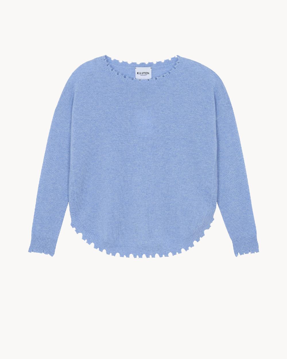 Kujten Pull Mela Pull Cachemire Col Rond Liquette