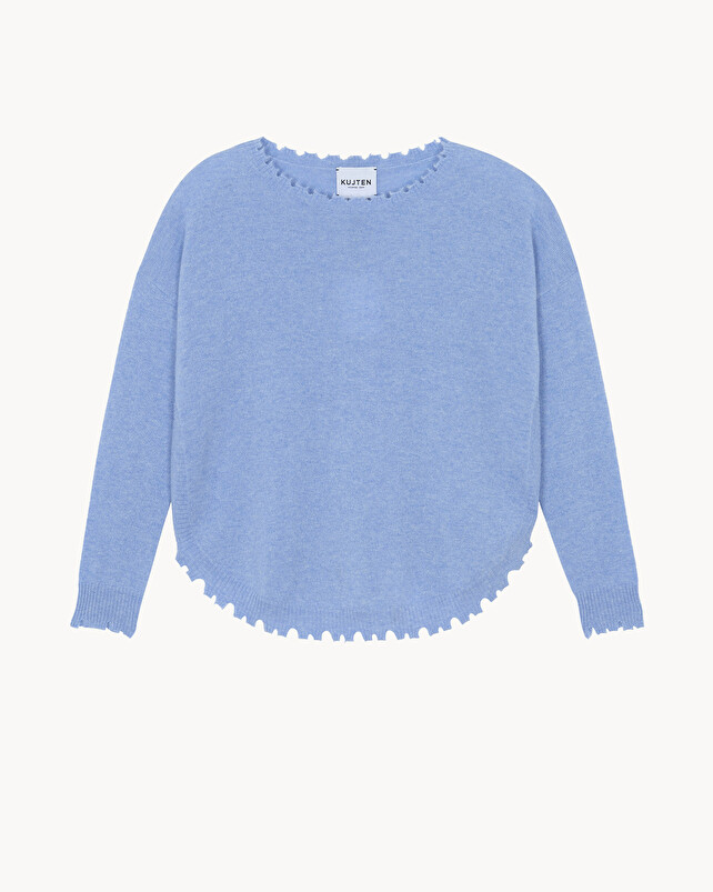 kujten Pull mela Pull cachemire col rond liquette