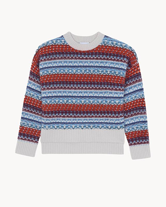 Kujten Pull Riyu Pull Cachemire Femme Col Rond