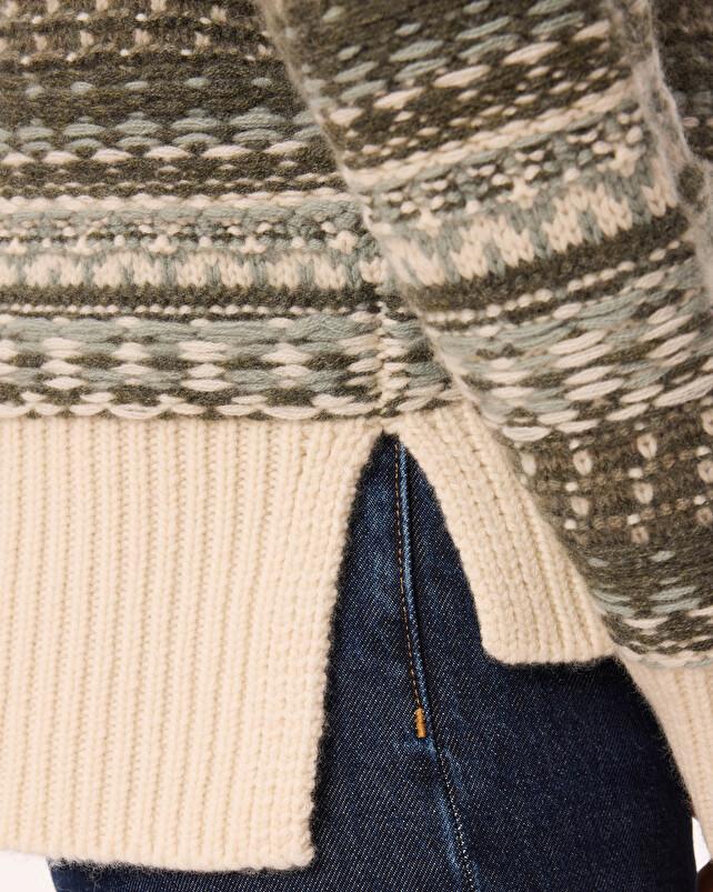 Kujten Pull Riyu Pull Cachemire Femme Col Rond