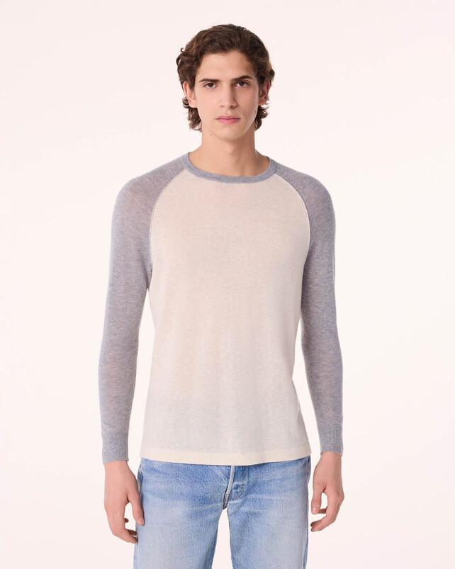 Kujten Pull Tim Pull Cachemire Bicolore 2 Fils