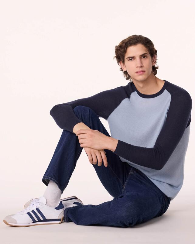 kujten Pull tim Pull Cachemire Bicolore 2 fils