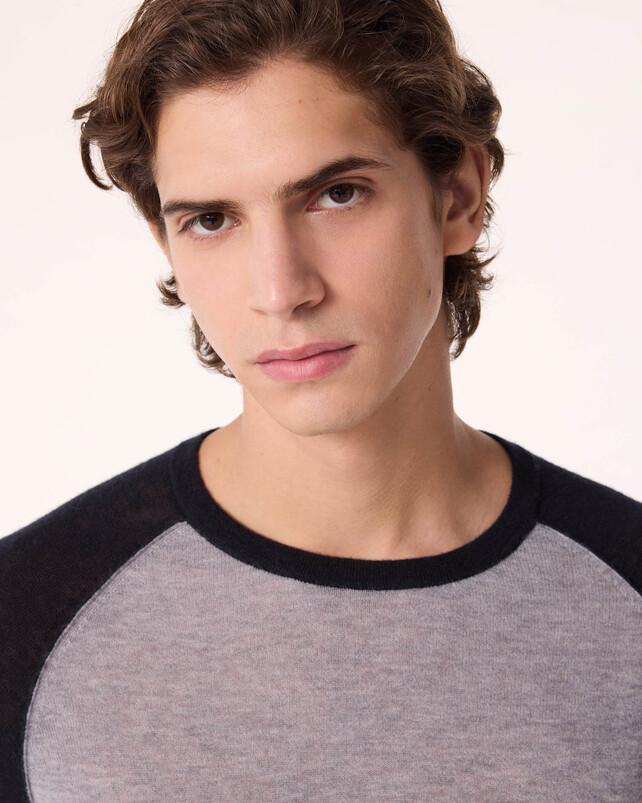 Kujten Pull Tim Pull Cachemire Bicolore 2 Fils