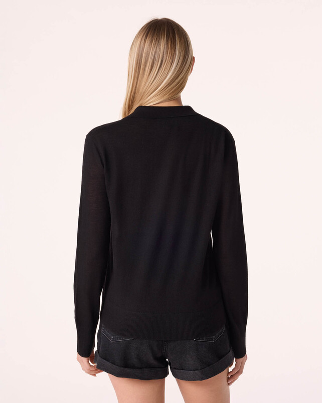 Kujten Pull Tracey Pull Cachemire Col Polo 4 Fils