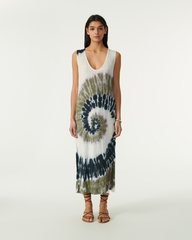 Kujten Robe Ramo Sunny Robe Longue Débardeur Lin