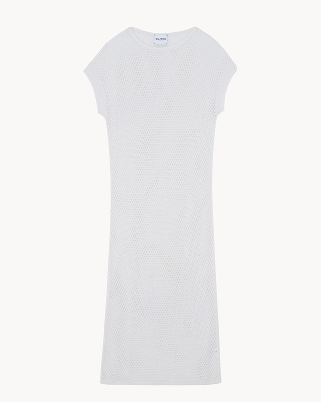 Kujten Robe Zahari Robe Coton Cachemire Crochet