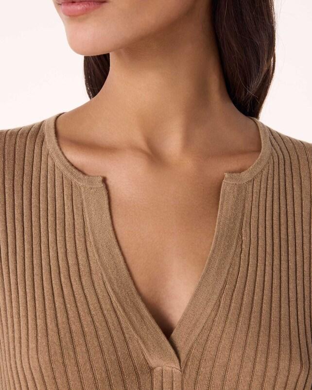 Kujten Top Bella Top Soie-Cachemire Djellaba