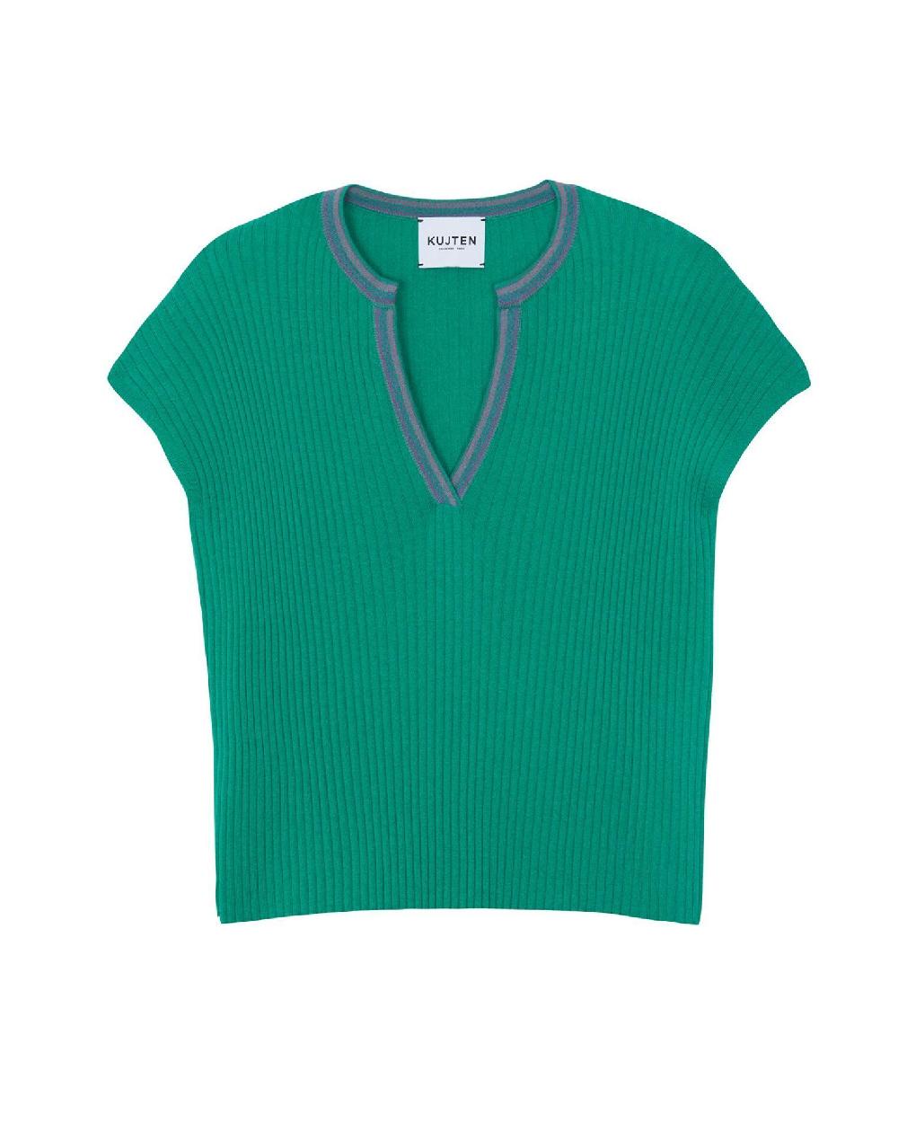 Kujten Top Isabella Top Djellaba Soie-cachemire