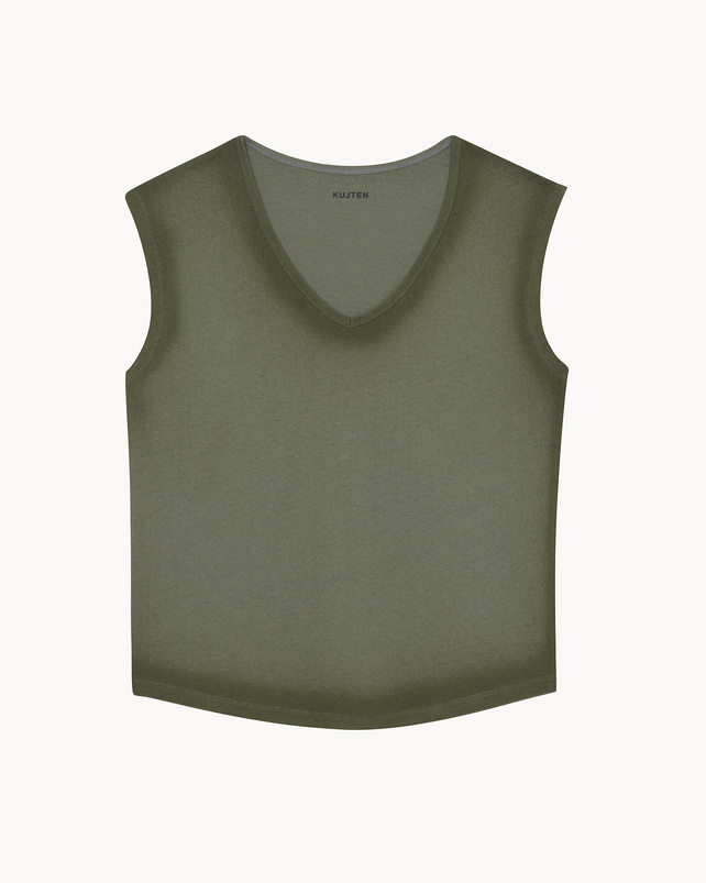 kujten Top karol shadow Top Lin Bicolore