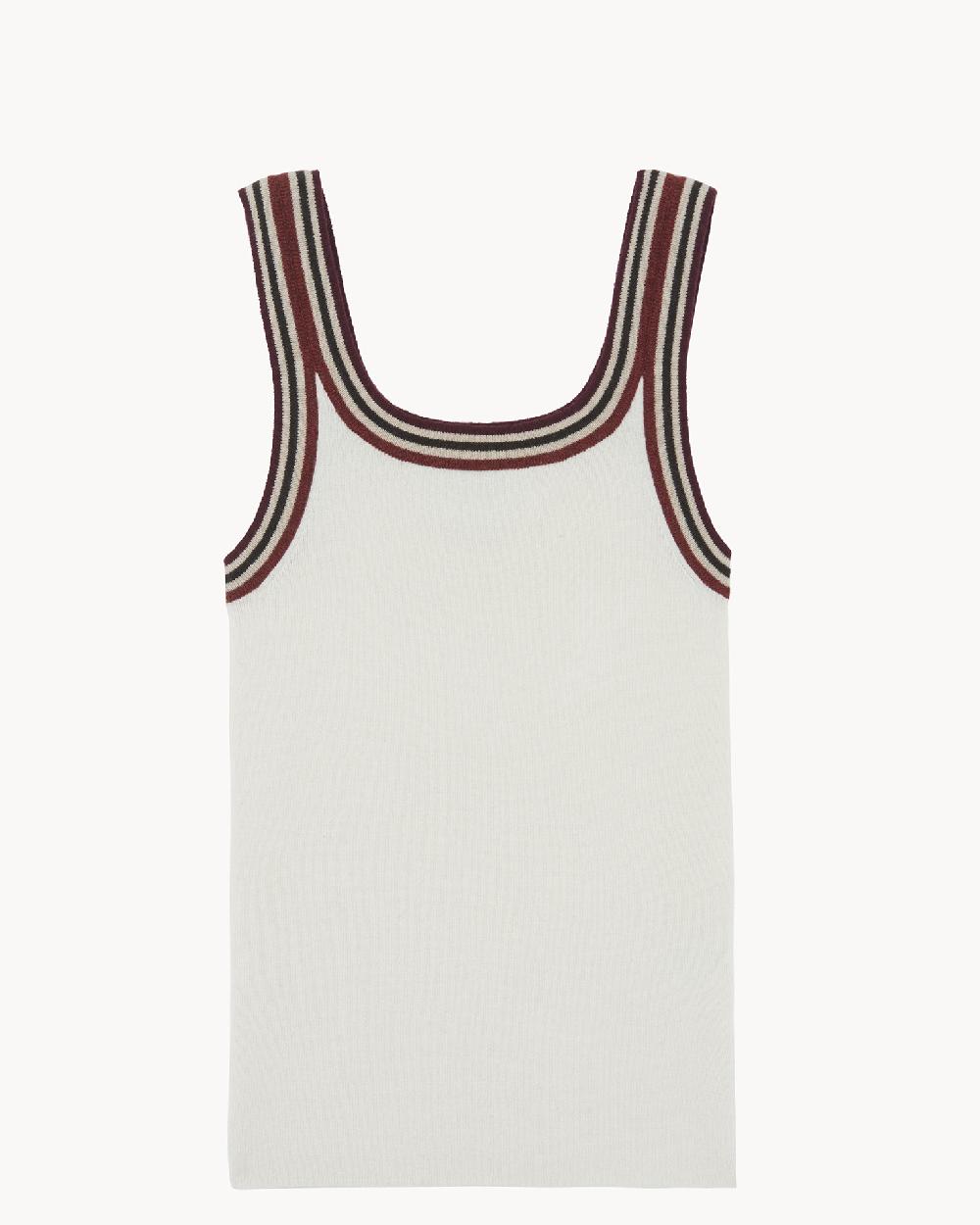 Kujten Top Naomi Top Cachemire Bicolore