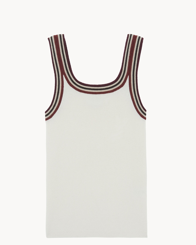 kujten Top naomi Top Cachemire Bicolore