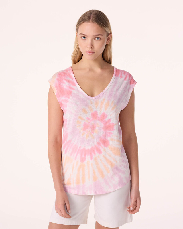 Kujten Top Nola Sunny Top Col V Oversize Lin