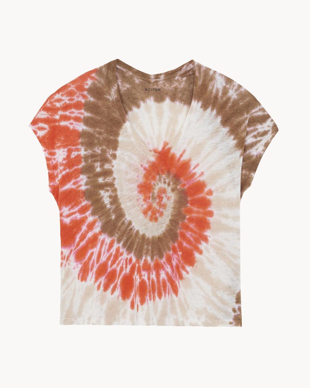 Kujten Top Nola Sunny Top Col V Oversize Lin