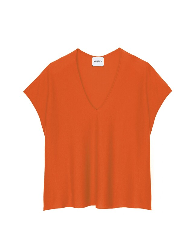 kujten Top nosy Top col v oversize soie-cachemire