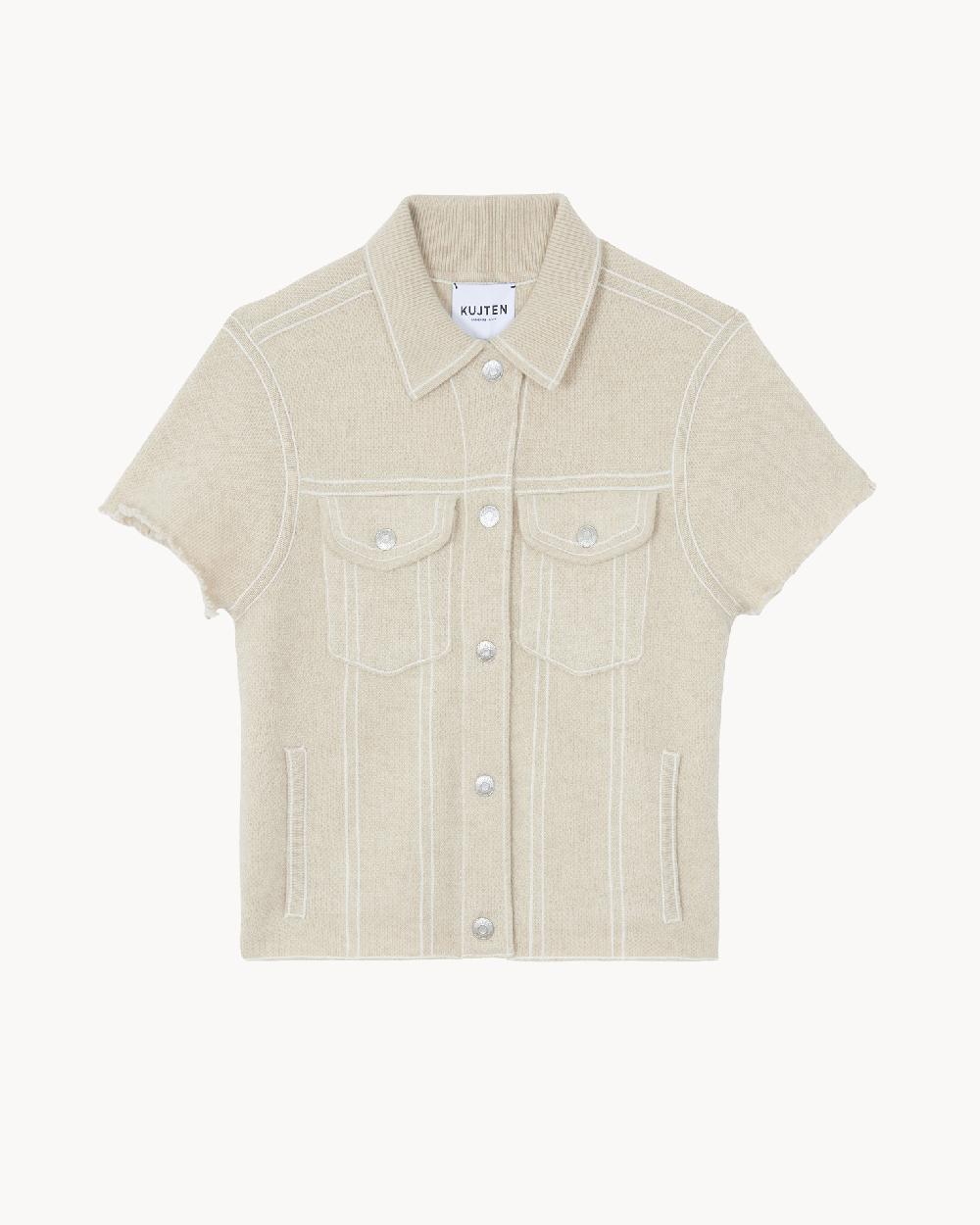 Kujten Veste Jessinda Veste Cachemire Femme Courte