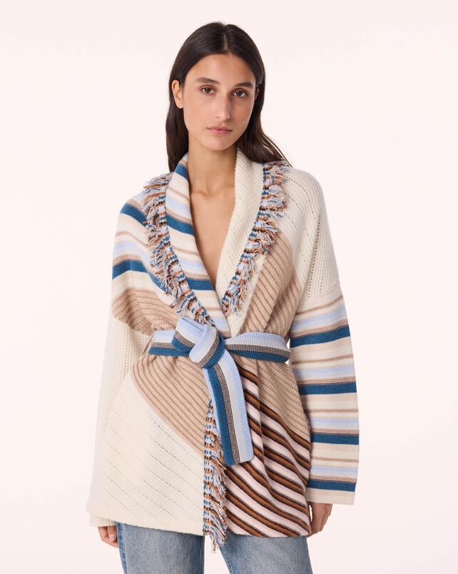 Kujten Veste Ouma Veste Cachemire Multicolore